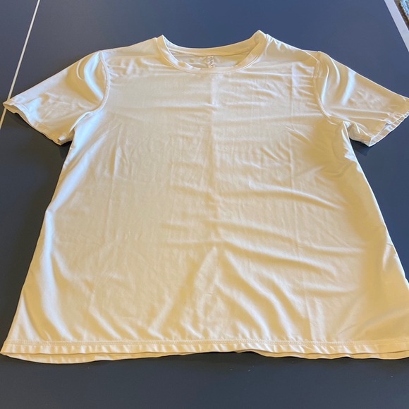 Fabletics Short Sleeved Ivory Soft Athletic Top - Picture 2 of 5